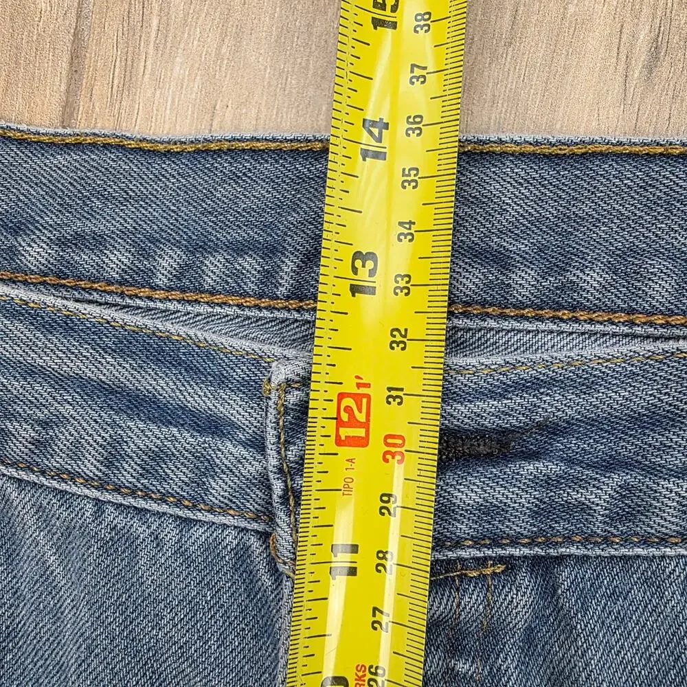 Levi's 501 Original Fit Jeans Mens 40x30 Button Fly Light Wash Denim Classic